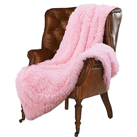 Lochas Super Soft Shaggy Faux Fur Blanket Plush Fuzzy Bed Throw Decorative Washable Cozy Sherpa