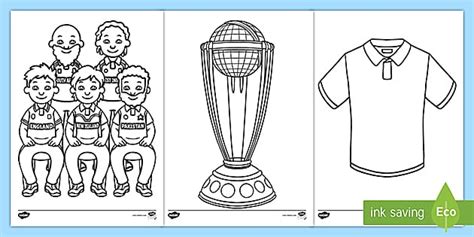 Ks1 Cricket Colouring Pages Teacher Made Twinkl