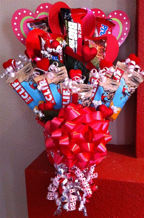 Unique gifts for home bar. Valentine protein bar gift basket | Valentine gift baskets ...