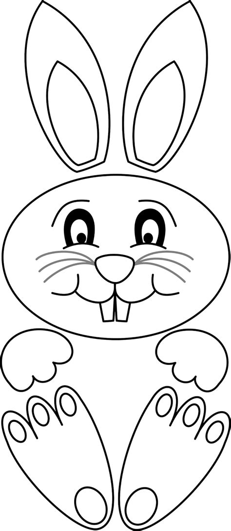 Easter Bunny Template Free Printable Ready To Make Easter Bunny Crafts