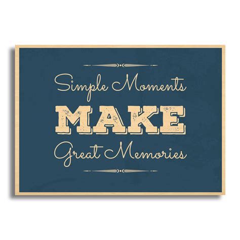 Simple Moments Make Great Memories - Photoblock