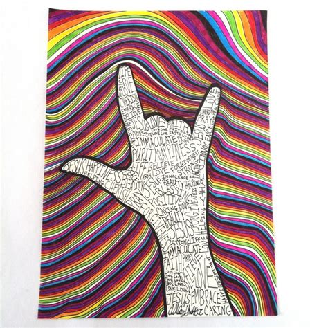 Deaf Art Put The Lord In Your Hand © Copyright Ashley Shaffer