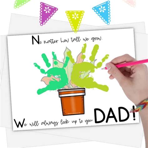 3 Fun And Easy Fathers Day Handprint Poem Crafts