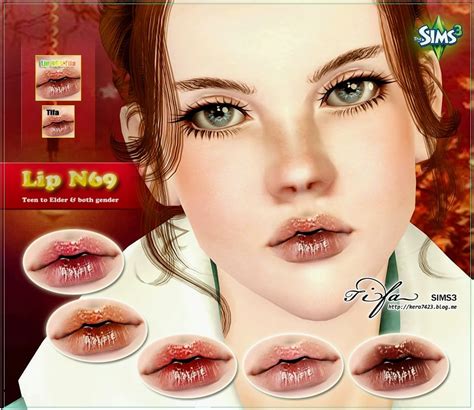 Best Daily Sims 3 Lips N63 By Tifa