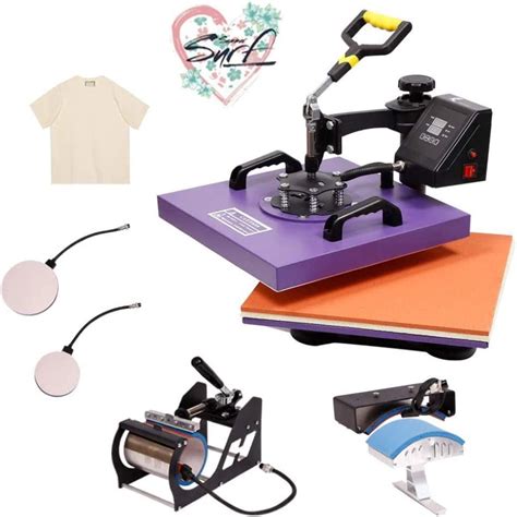 Larger Heat Press 15x15 Inch Heat Press 5 In 1 Color Led