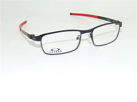 New Oakley Tincup Rx Eyeglasses Frame Satin Black Red