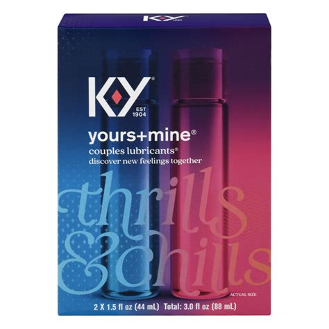 Save On K Y Yours Mine Couples Lubricant Order Online Delivery Giant