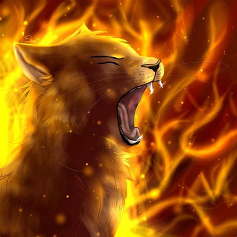 Warriors Cats Art Firestar The Roar Of A Lion Wattpad