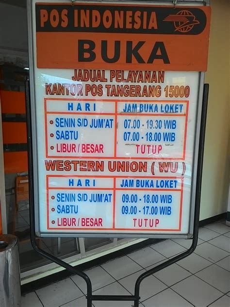 Pos Indonesia Tutup Jam Berapa