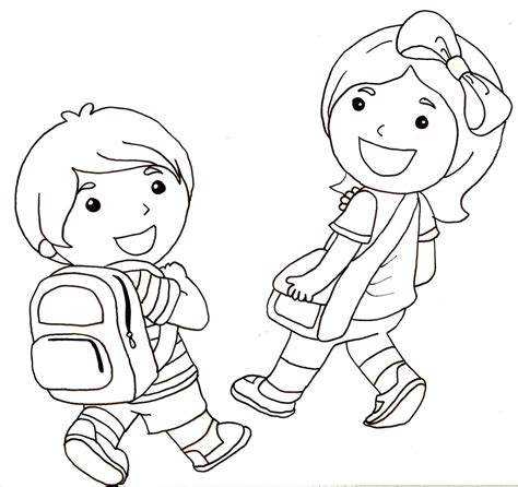 Coloriage Rentrée Maternelle Coloring Pages