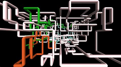 Windows 95s 3d Pipes Screensaver For Slightly Less Than 5 Minutes