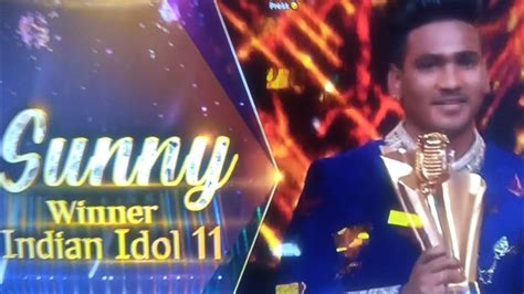 Indian Idol Season 11 Winner L Sunny Hindustani Wins Indian Idol 2020 L Winner Of Indian Idol 11