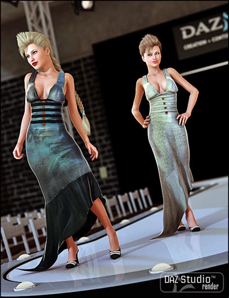 Fashionable Movie Dress Textures Daz 3d