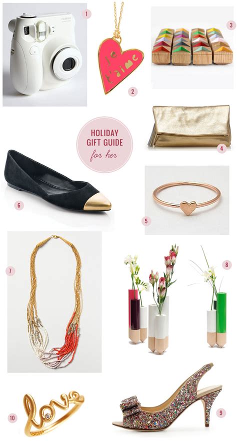 Create unforgettable and meaningful unique gifts for your loved ones today! Holiday Gift Guide -- For Her | Green Wedding Shoes ...