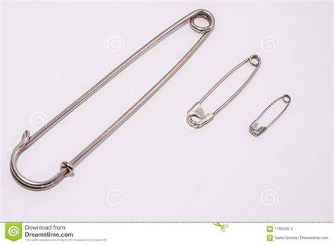 Safety Pins Come In Different Shapes And Sizes Stock Photo Image Of
