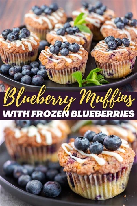 Blueberry Muffins With Frozen Blueberries Insanely Good