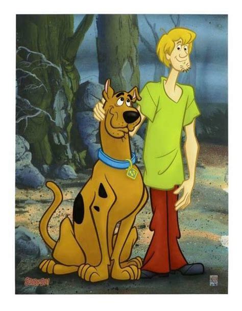 Hanna Barbera Scooby And Shaggy Standing Scooby Doo Limited Edition Giclee Art And Collectibles