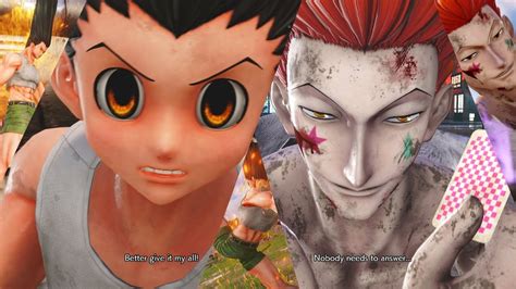 Jump Force Gon And Hisoka Combos Supers And Ultimate Attacks Hunter X