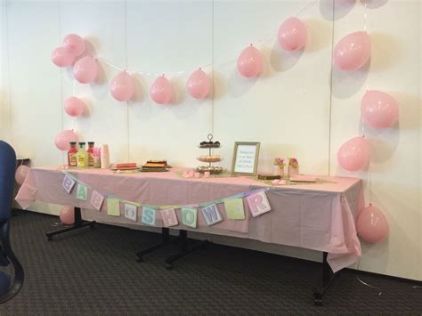 Office Baby Shower Decor Quick And Easy Office Baby Showers Baby