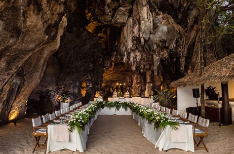 Youve Got To See This Ceremony Reception Held In A Cave Green