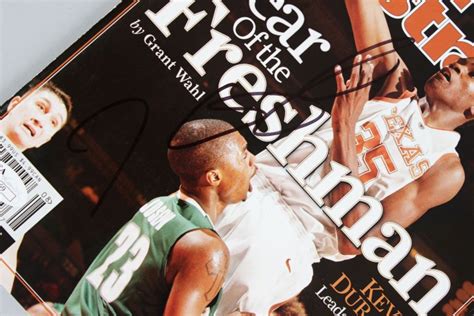 Kevin Durant Signed Full Sports Illustrated Si Feb Texas