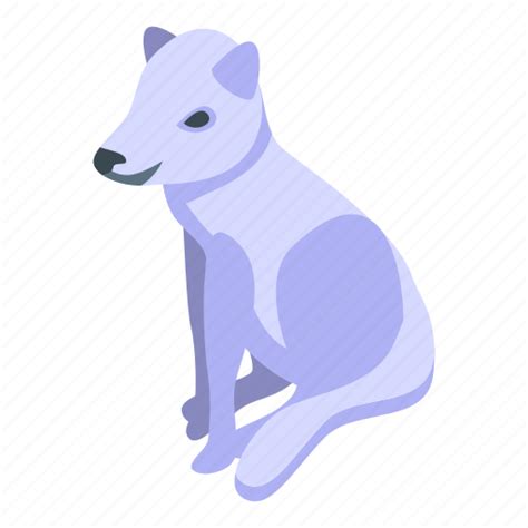 Arctic Fox Isometric Icon Download On Iconfinder