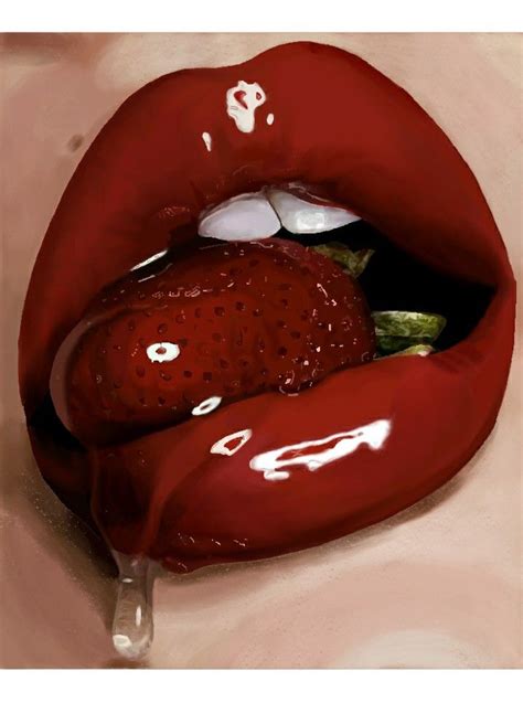 Realistic Digital Painting Of Lips Digital Lips On Ibispaint X Lips Painting Lip Art Lip