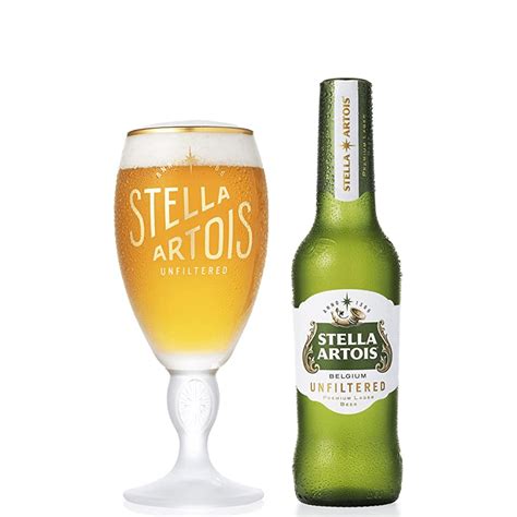 Stella Artois Unfiltered Lager 24 X 330ml Nrb 2 Free Stella