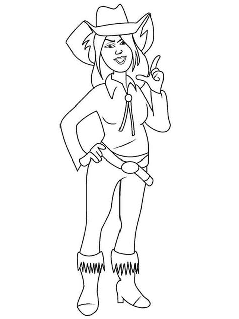 cowgirl coloring pages free printable cowgirl coloring pages