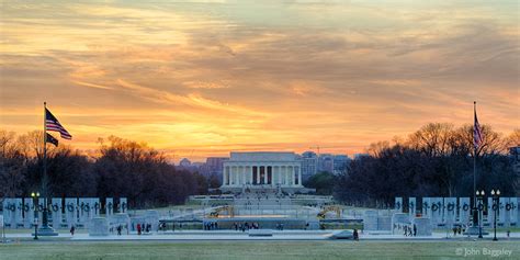 John Baggaley Photography Lincoln Memorial Sunset