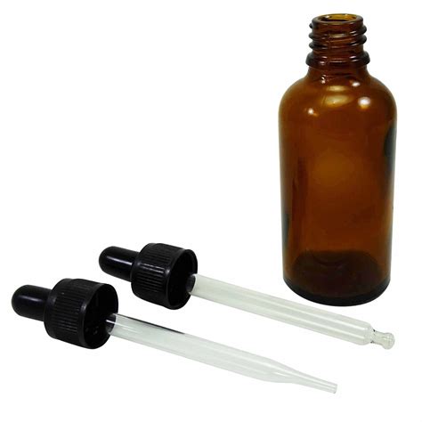 Lot Of 6 Empty Amber Glass Eye Dropper Bottles Wholesale Essential Oil