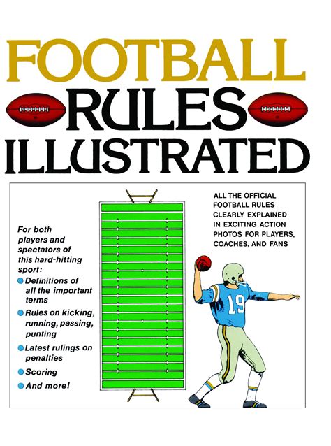 Football Rules Illustrated Book By George Sullivan Official