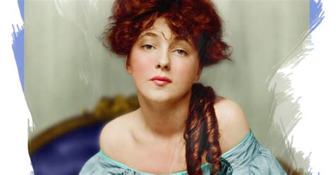 colors for a bygone era colorized evelyn nesbit circa 1900