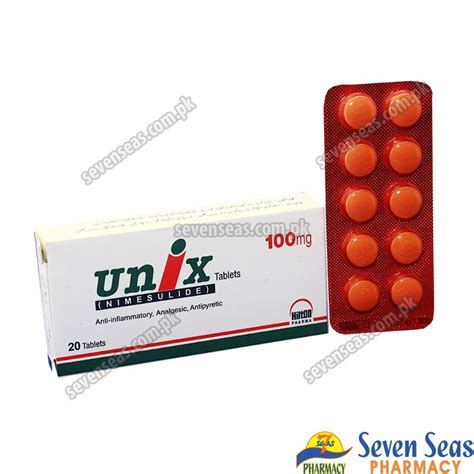 Unix Tab 100mg 2x10 Seven Seas Pharmacy Pakistan Online Pharmacy