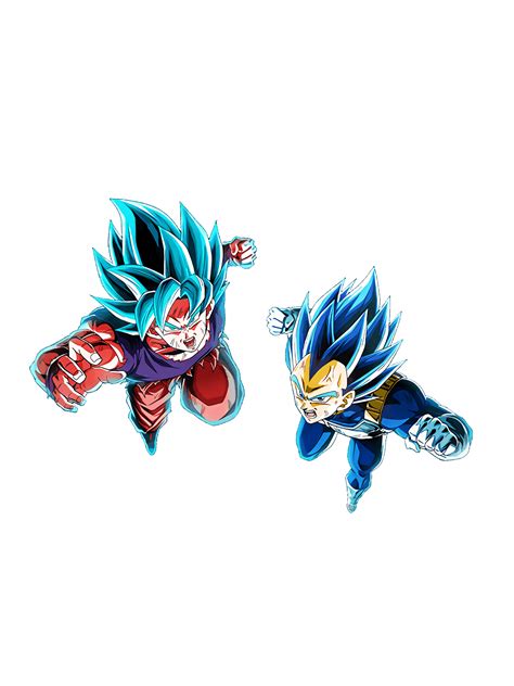 Ssjb Kaioken Goku And Ssjb Evolution Vegeta Render By Princeofdbzgames