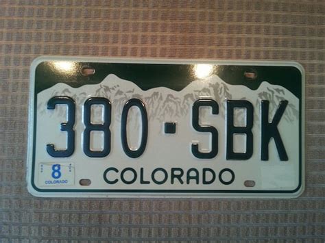 Colorado License Plate By 8eightoh8 On Etsy