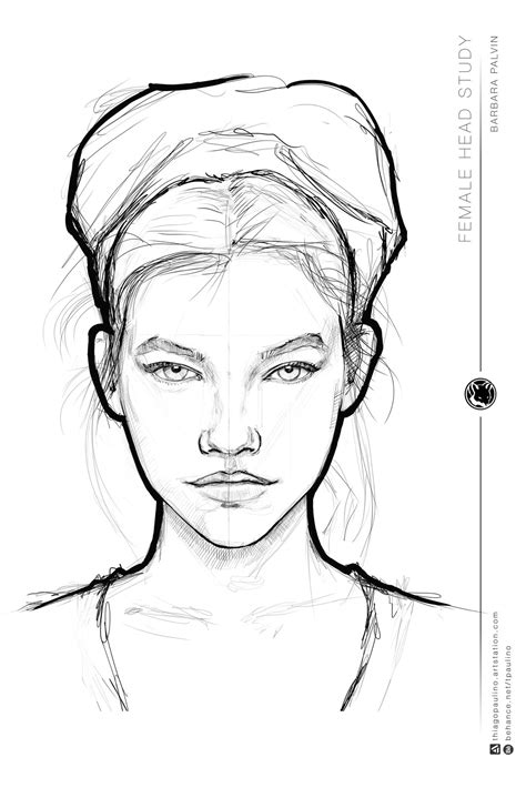 Female Face Sketch Reference Human Face Drawing At Paintingvalley Com Enterisise