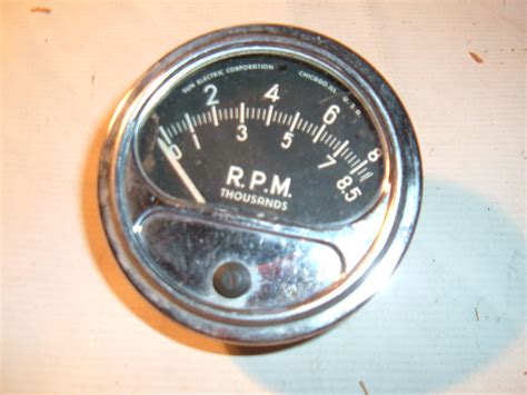1960 61 62 63 64 65 Era Sun Tachometer Rc 85 Rc85 Good Used