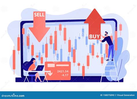 Stock Market Concept Vector Illustration Stock Vector Illustration