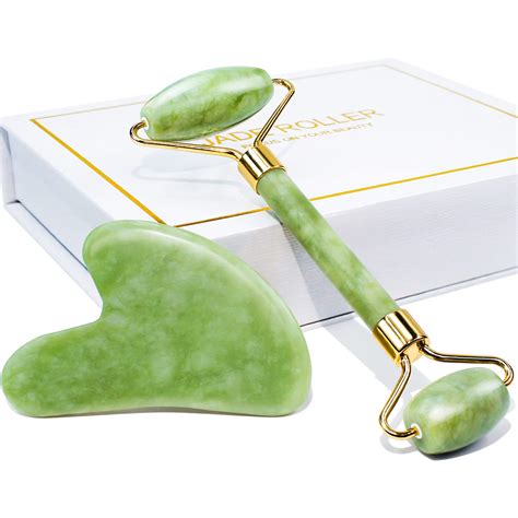 Buy Baimei Jade Roller And Gua Sha Set Face Roller And Gua Sha Facial Tools For Skin Care Routine
