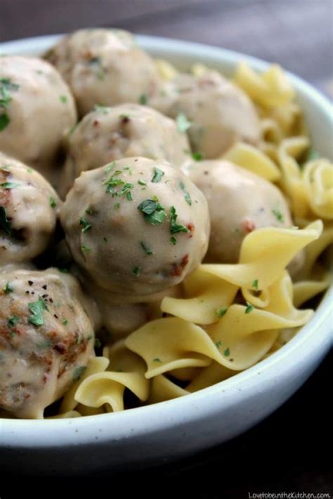 Easy Swedish Meatballs Love To Be In The Kitchen