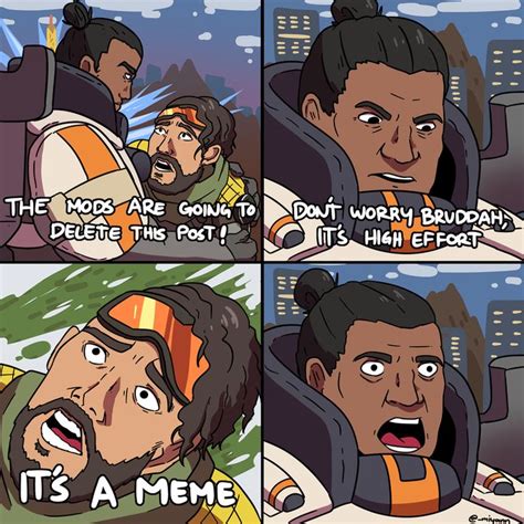 Gibraltar And Mirage Apex Legends Apex Memes Funny Gaming Memes