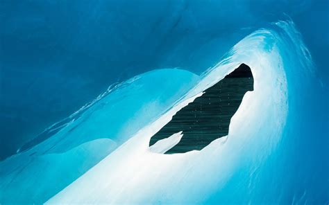 Download Wallpaper 3840x2400 Cave Ice Sea Drops 4k Ultra Hd 1610 Hd