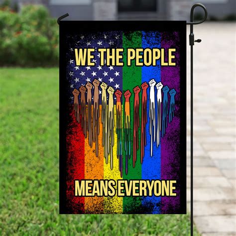 We The People Means Everyone Flag Kindness Flag Equality Etsy