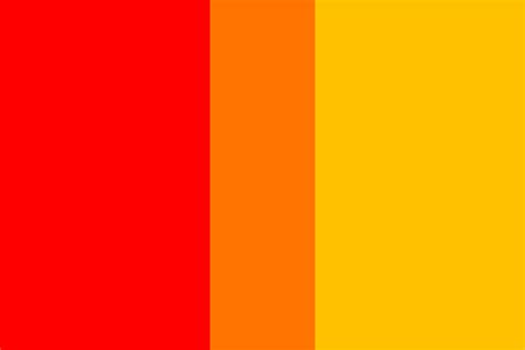 Orange Yellow And Red Color Palette
