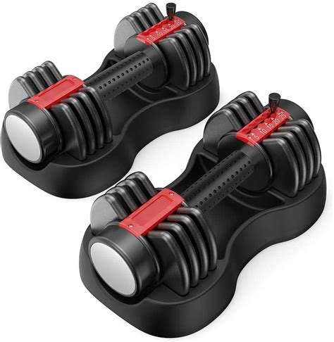 Amazonsmile Hhusali Adjustable Dumbbell 25 Lbs With Fast Automatic