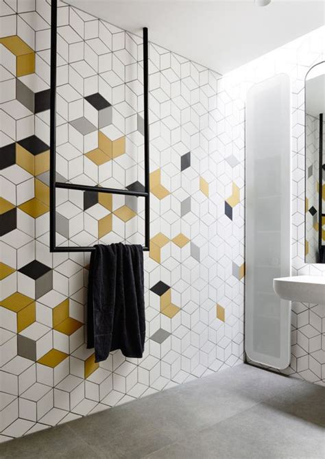 61 Gorgeous Modern Geometric Décor Ideas For Bathrooms Digsdigs