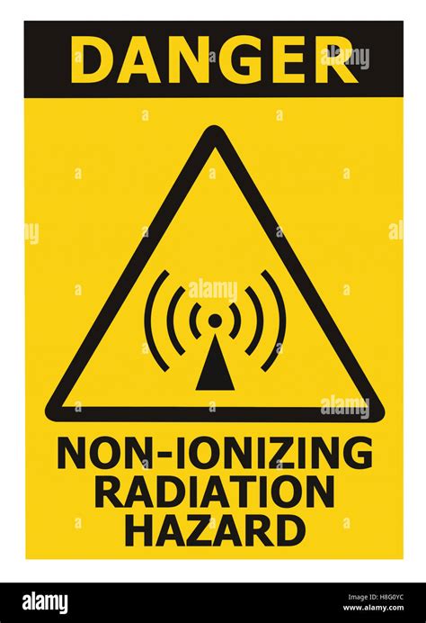 Warning Non Ionising Radiation Osha Decal Safety Sign Sticker 3m Usa