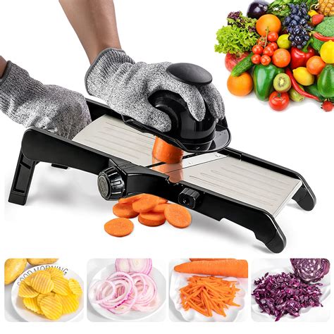 Mandoline Slicer For Food And Vegetables Vekaya Adjustable Kitchen