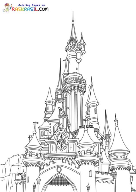 Dibujos De Disneyland Para Colorear